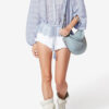 Blusa de algodón y encaje floral Polly
