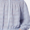 Blusa de algodón y encaje floral Polly