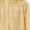 Blusa de algodón y encaje floral Polly