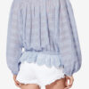 Blusa de algodón y encaje floral Polly