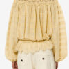 Blusa de algodón y encaje floral Polly