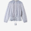 Blusa de algodón y encaje floral Polly