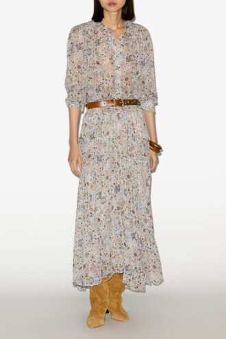 Blusa de crepé estampada Noeline