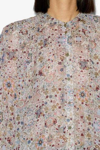 Blusa de crepé estampada Noeline
