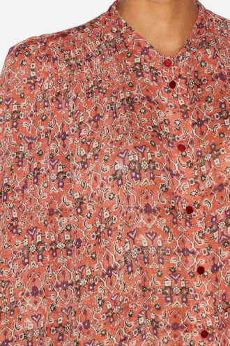 Blusa de crepé estampada Noeline