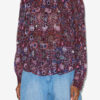 Blusa de crepé estampada Noeline