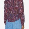 Blusa de crepé estampada Noeline