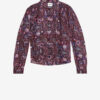 Blusa de crepé estampada Noeline