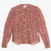 Blusa de crepé estampada Noeline