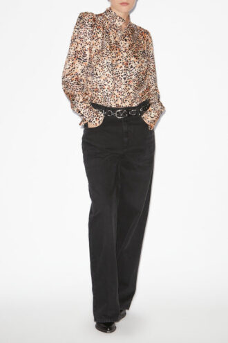 Blusa fluida estampada Lamia