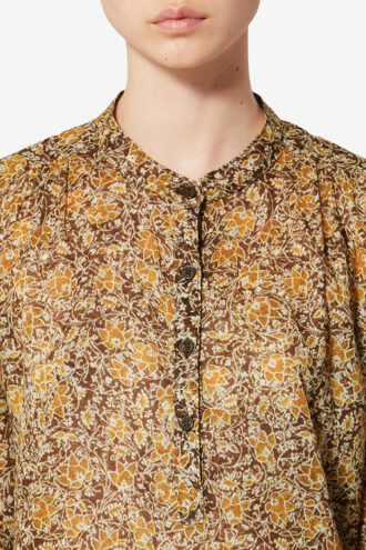 Blusa Maria de voile de algodón orgánico
