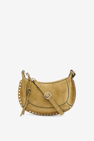 Bolso baguette Oskan Moon de ante de becerro