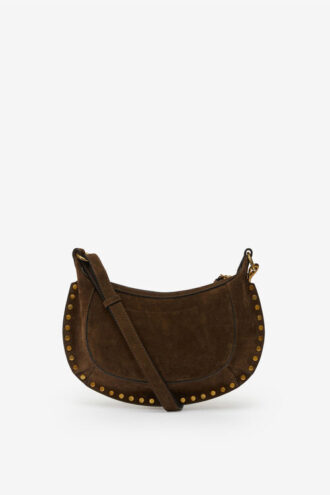 Bolso baguette Oskan Moon de ante de becerro