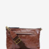 Bolso bandolera de piel brillante Nessah