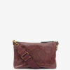 Bolso bandolera de piel brillante Nessah