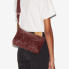 Bolso bandolera de piel brillante Nessah