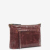 Bolso bandolera de piel brillante Nessah