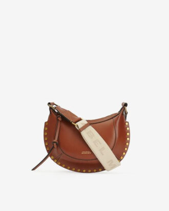 Bolso bandolera mini Moon de piel