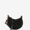 Bolso bandolera Oskan Moon de piel de becerro ante trenzada