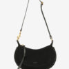 Bolso bandolera Oskan Moon de piel de becerro ante trenzada