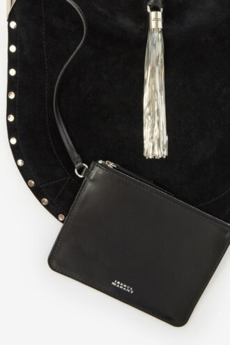 Bolso bandolera Oskan Tassel de piel de becerro ante