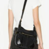 Bolso bandolera Sierra Hobo S en piel de ante