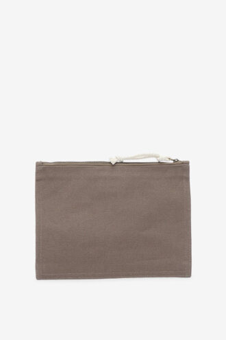 Bolso de mano de algodón descolorido con logotipo de Netia