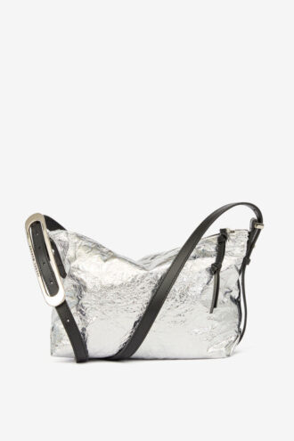 Bolso Leyden Mini en piel de cordero metalizada