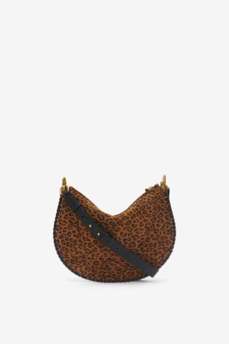 Bolso Oskan Soft Zip de ante estampado