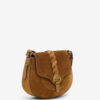 Bolso pequeño de hombro Altay en piel de ante