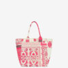 Bolso pequeño Yenky de algodón estampado con logotipo