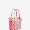 Bolso pequeño Yenky de algodón estampado con logotipo