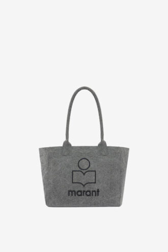 Bolso tote con logotipo Yenky Zipped de algodón lavado