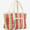 Bolso tote con rayas Darwen
