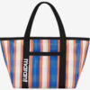 Bolso tote Darwen de nylon a rayas