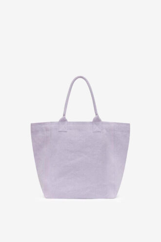 Bolso tote de algodón lavado con logotipo Yenky