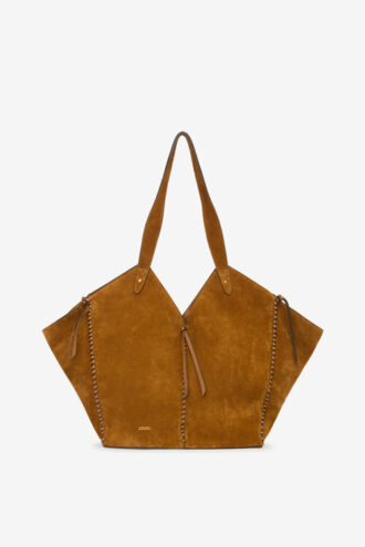 Bolso tote de ante