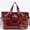 Bolso tote de piel brillante Wardy