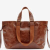 Bolso tote de piel brillante Wardy