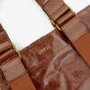 Bolso tote de piel brillante Wardy
