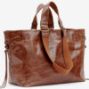 Bolso tote de piel brillante Wardy