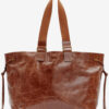 Bolso tote de piel brillante Wardy