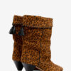 Botas Dalby de ante drapeado