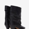 Botas de cuero drapeadas Dalby