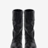 Botas de cuero drapeadas Dalby
