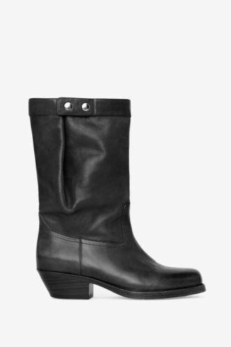 Botas de cuero estilo motero Ademe