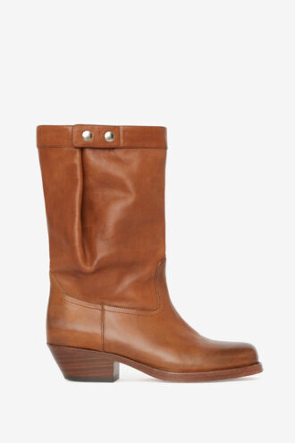 Botas de cuero estilo motero Ademe