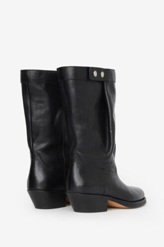 Botas de cuero estilo motero Ademe