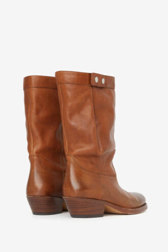Botas de cuero estilo motero Ademe