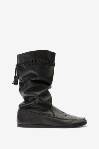 Botas de piel granulada Welky